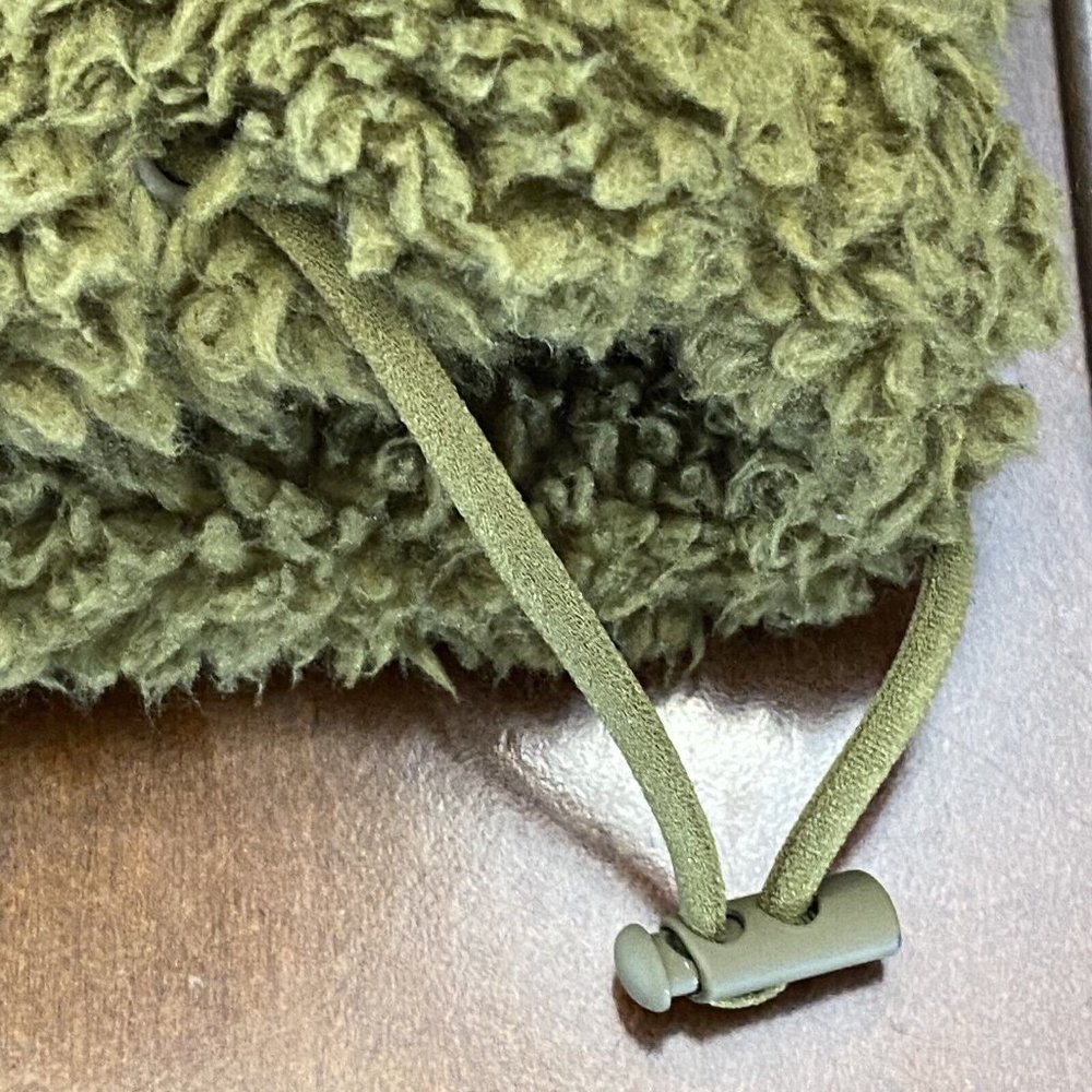 Free People Movement Women's Army Green Nantucket Fleece Plush Relaxed Slouchy L - Picture 10 of 13